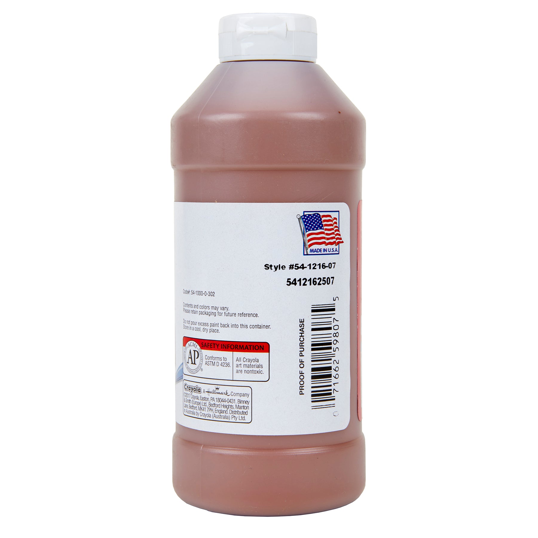 Premier Tempera Paint 16 oz, Brown