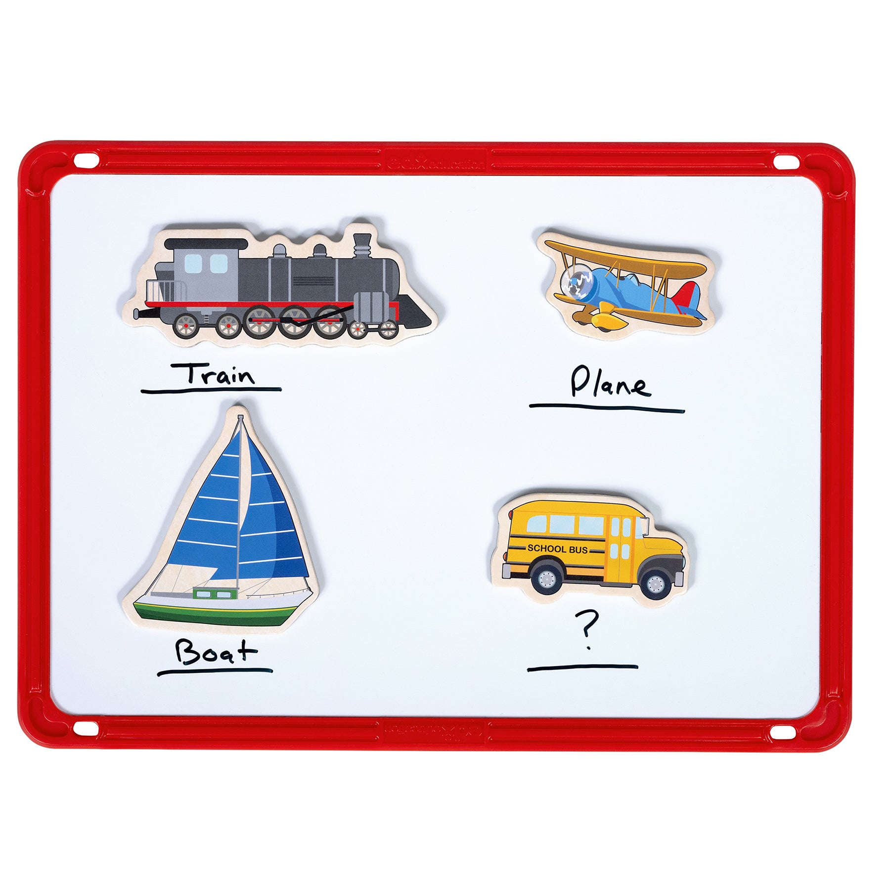 Wooden Magnets - Transport - Set of 20
