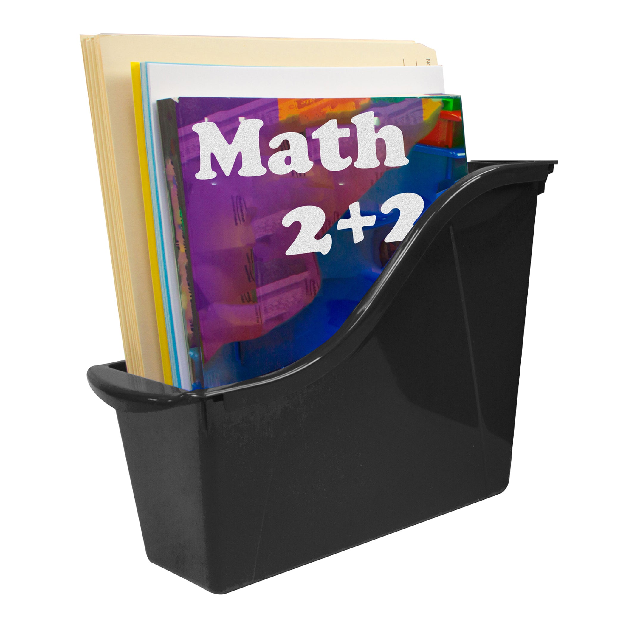 Small Book Bin, Black