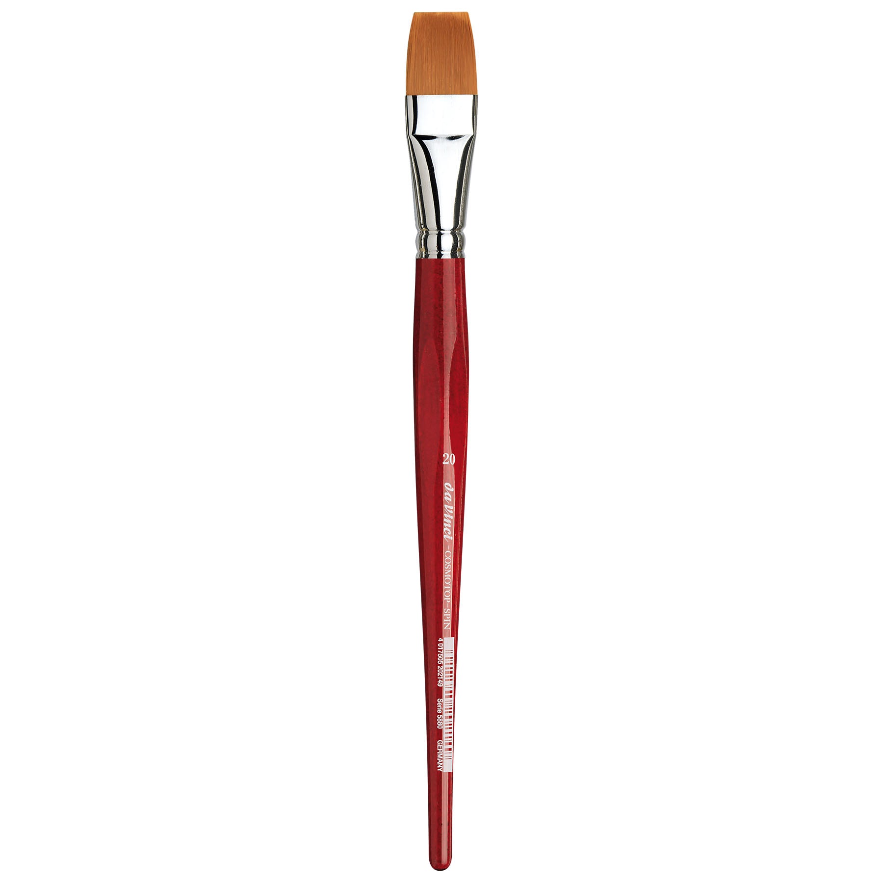COSMOTOP-SPIN Silkpainting Brush, Synthetic, Watercolor, Flat, Size 20