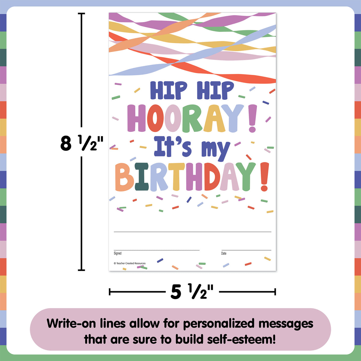 (2 PK) COLOR CRUSH BIRTHDAY AWARDS