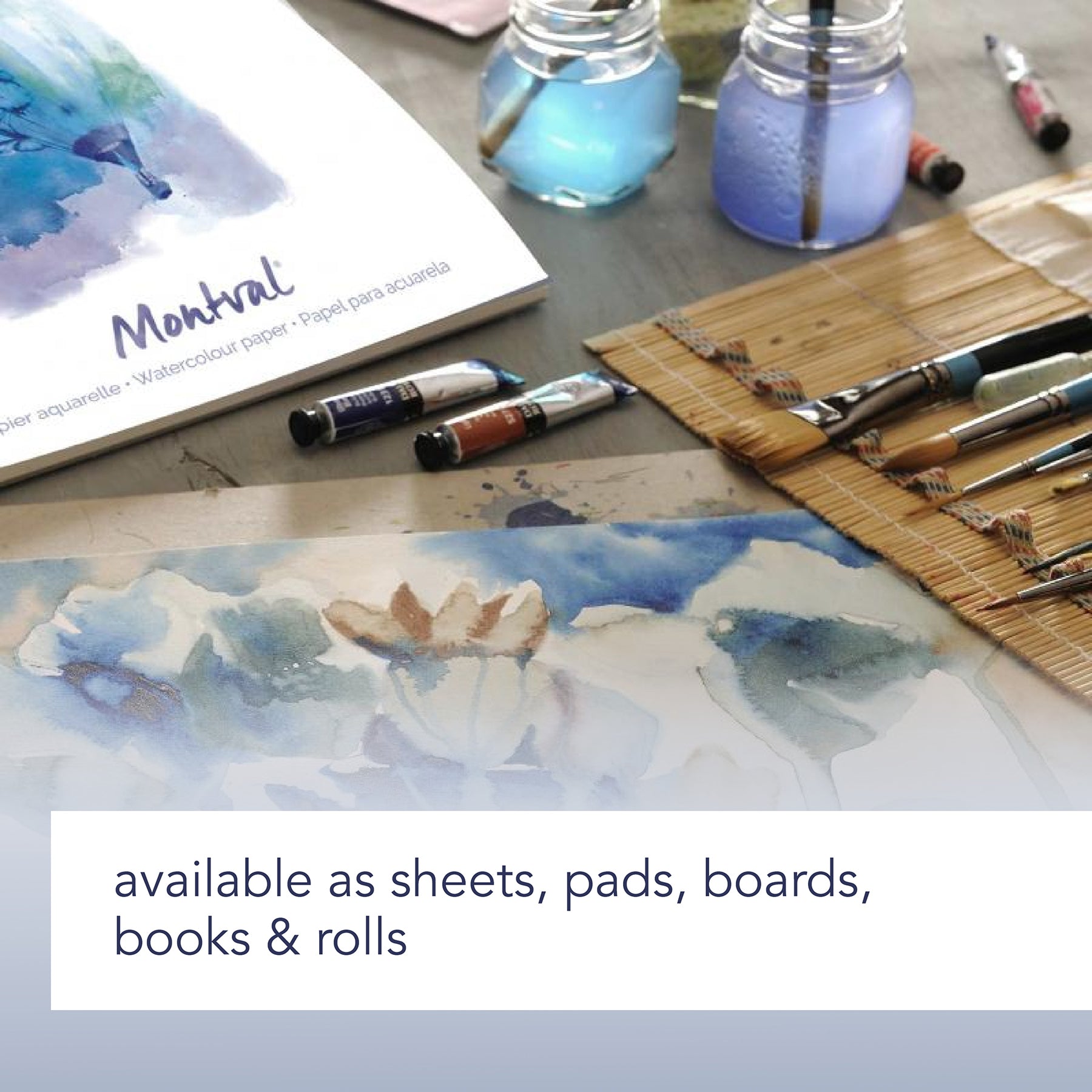 Artist Series Montval Watercolor Pad, Foldover Binding, Foldover Binding, 12 Sheet, 15x20 inch, 1 Count