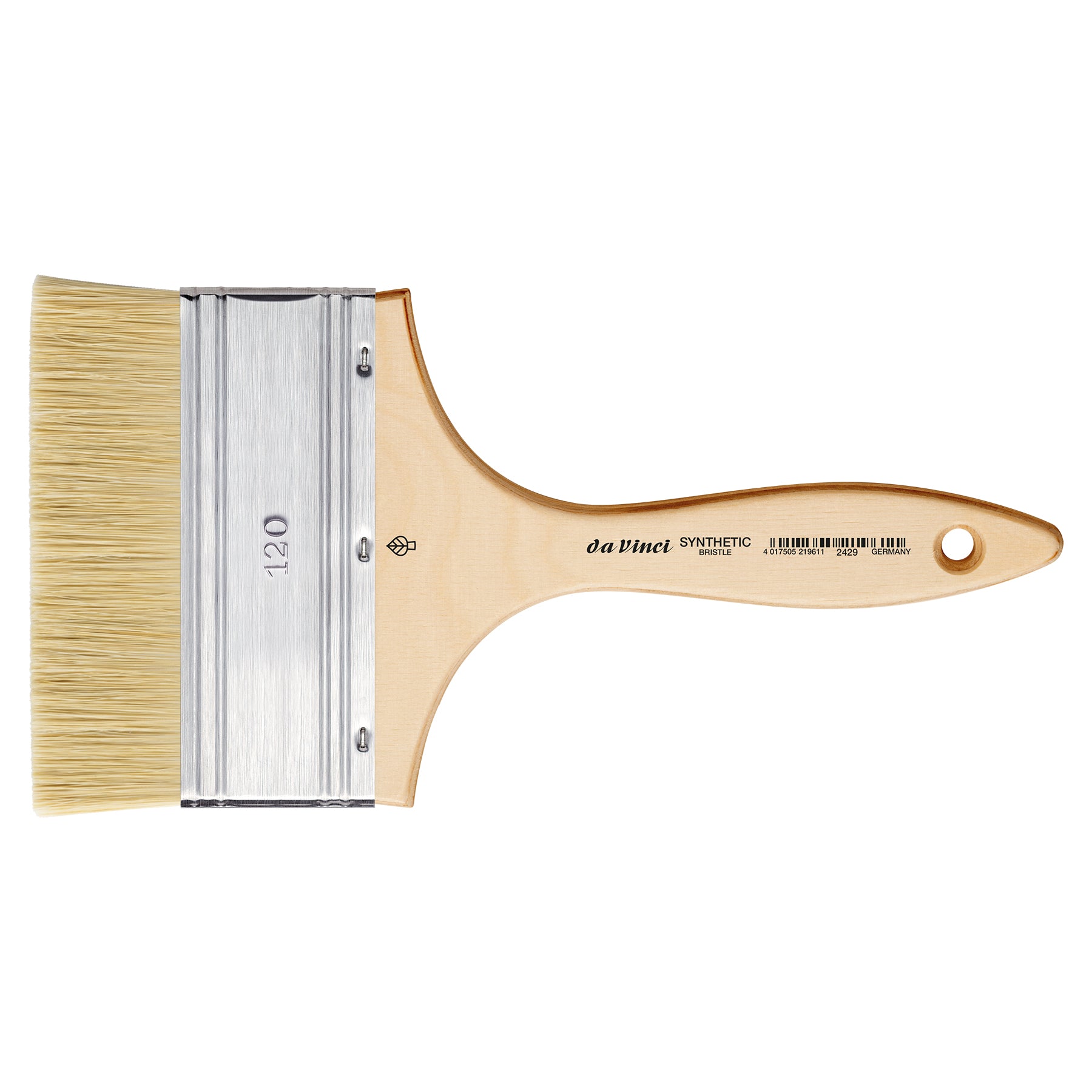 SYNTHETIC Mottler Brush, Natural Hog, Acrylic & Oil, Flat, Series 2429, Size 120