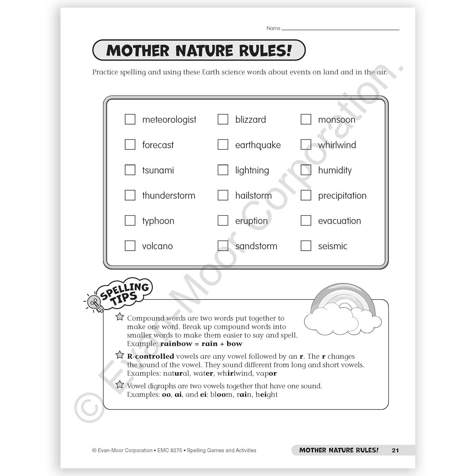 Spelling Games and Activities, Grade 5