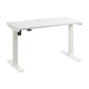 Bush Business Furniture Move 40 Series 48W x 24D Electric Height Adjustable Standing Desk in White with White Base - 47.6" Width x 23.35" Depth x 28.17" Height