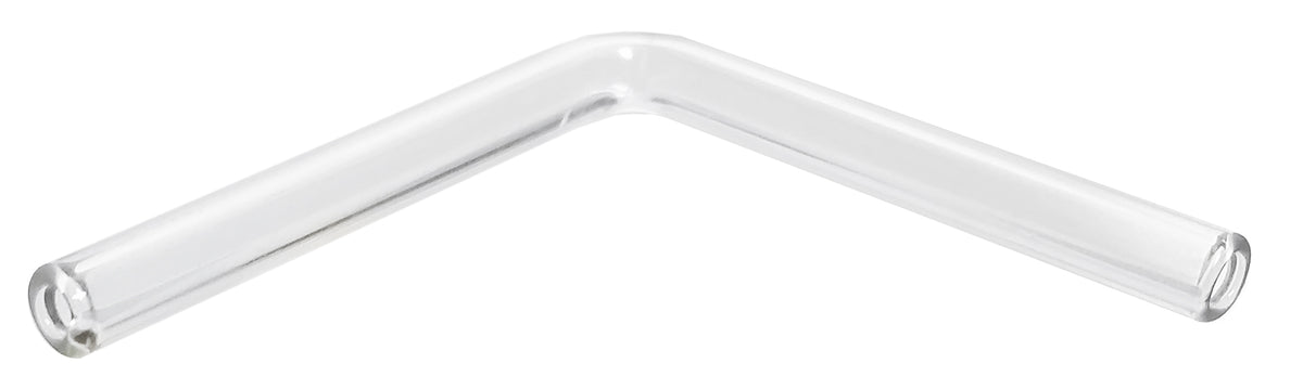 Connecting Tube Glass 2x2 Bend 5mm OD. Pack 10.