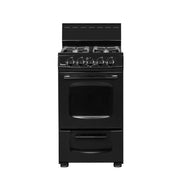 Impecca Impecca 24” Gas Range, Black
