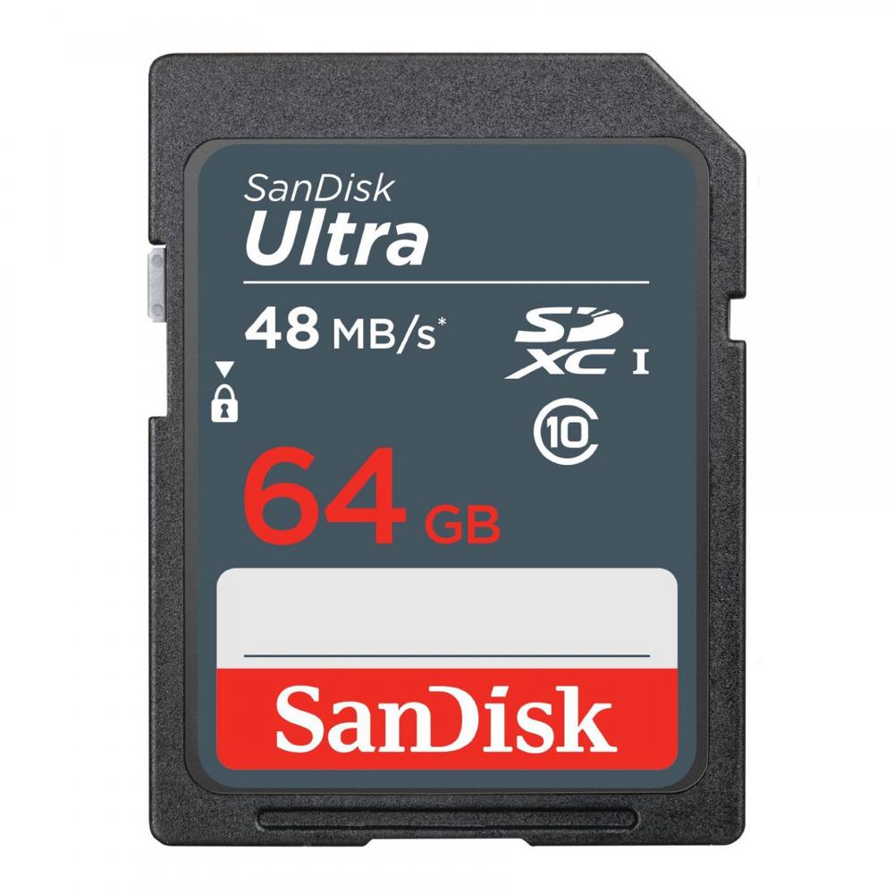 SanDisk Ultra SDXC 64GB Memory Card Class 10