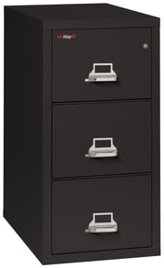 1 Hour Fire Resistant File Cabinet - 3 Drawer Letter 31" depth (Black)