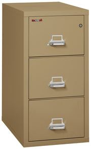 1 Hour Fire Resistant File Cabinet - 3 Drawer Letter 31" depth (Sand)