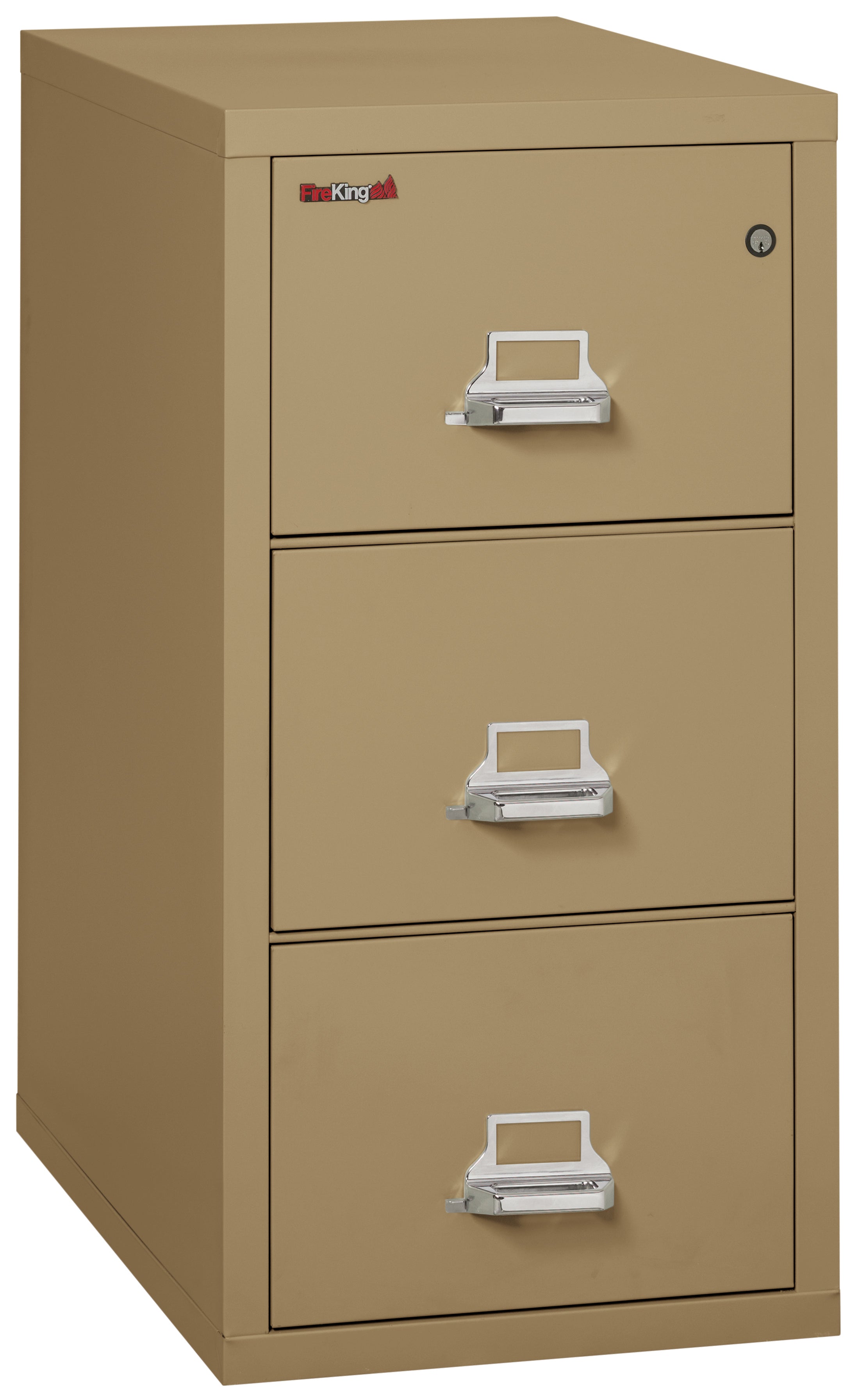 1 Hour Fire Resistant File Cabinet - 3 Drawer Letter 31" depth (Sand)