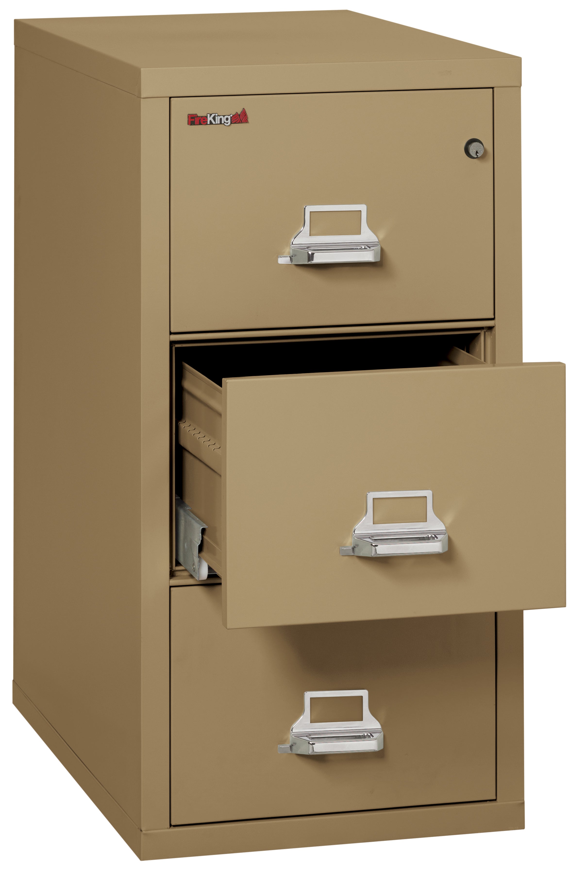 1 Hour Fire Resistant File Cabinet - 3 Drawer Letter 31" depth (Sand)