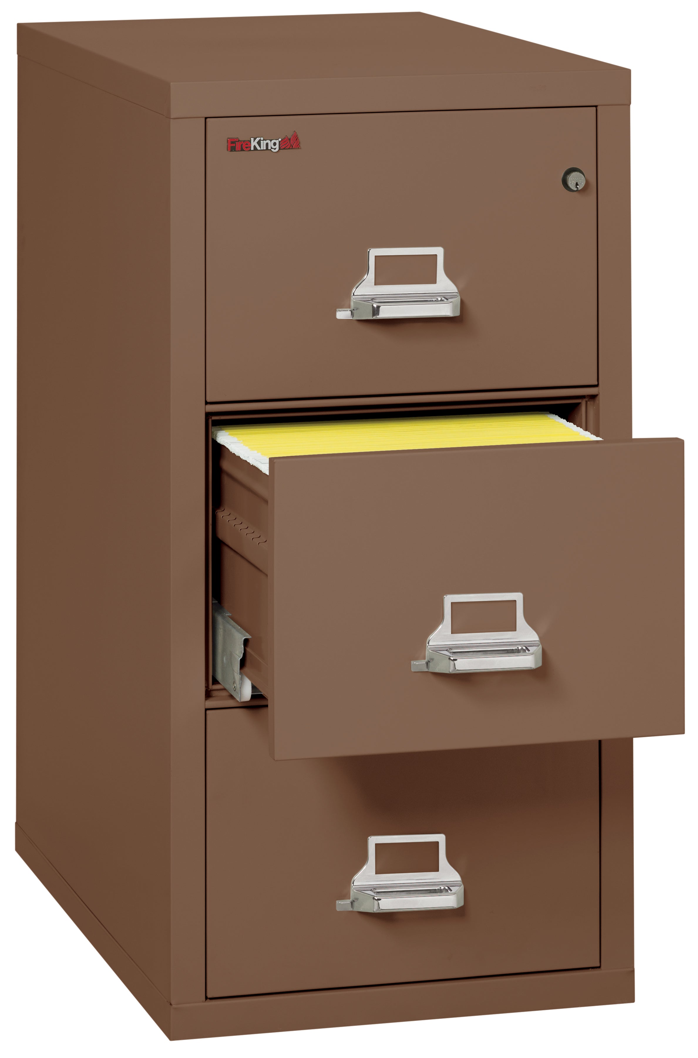 1 Hour Fire Resistant File Cabinet - 3 Drawer Letter 31" depth (Tan)