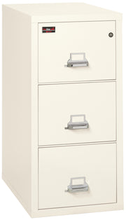 2 Hour Fire Resistant File Cabinet - 3 Drawer Letter 31" depth (Ivory White)