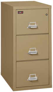 2 Hour Fire Resistant File Cabinet - 3 Drawer Letter 31" depth (Sand)