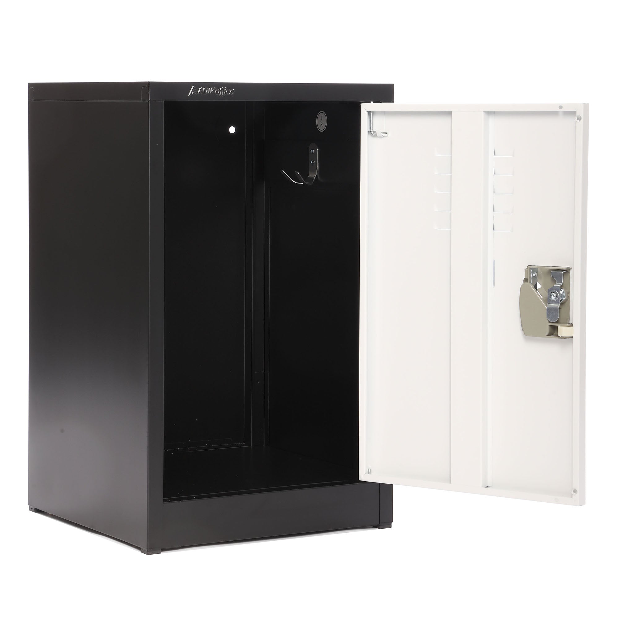 24'' Locker for Kids – Black Body With White Doors 4-Pack