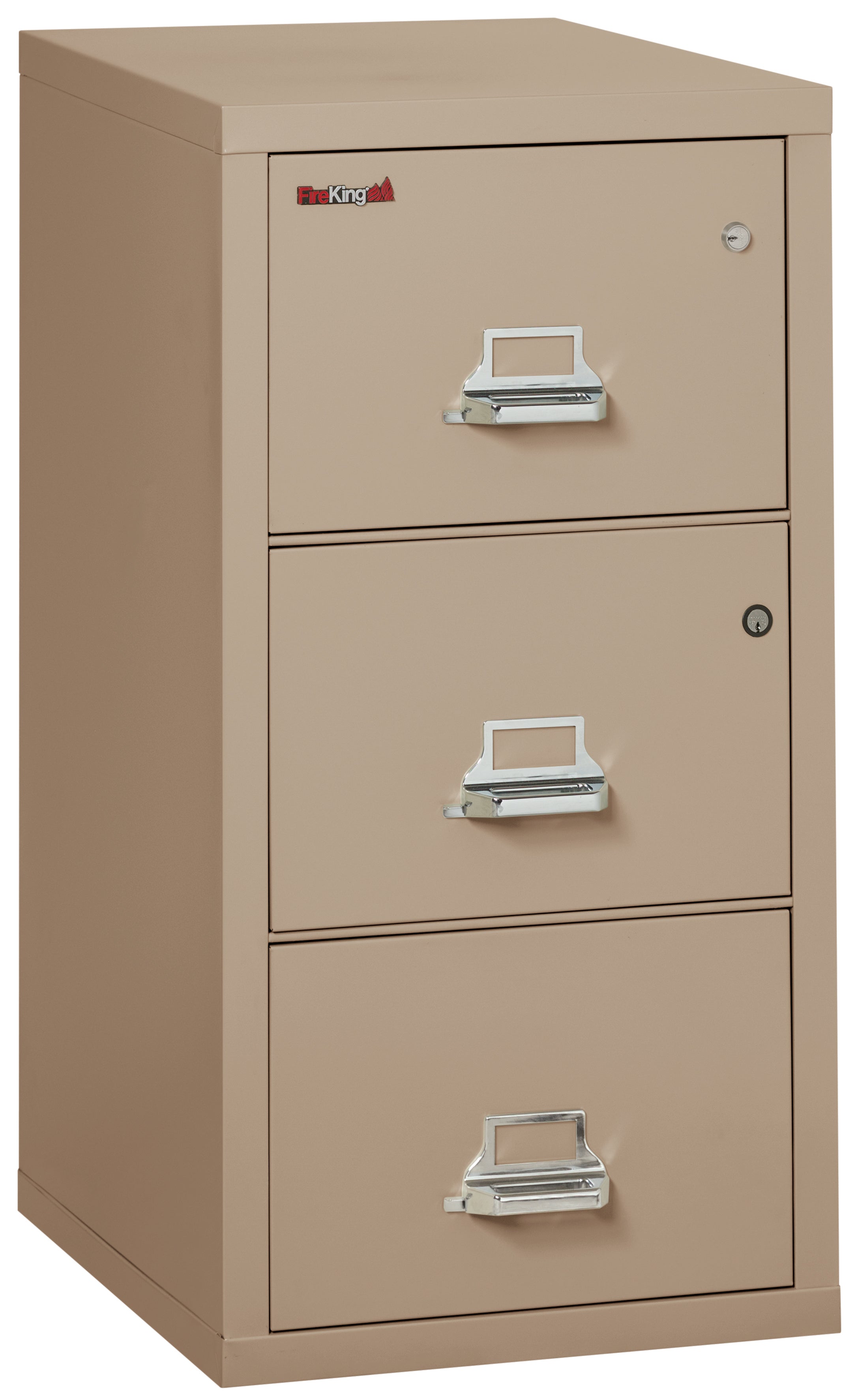 3 Drawer Legal Safe-in-a-File cabinet (Taupe)
