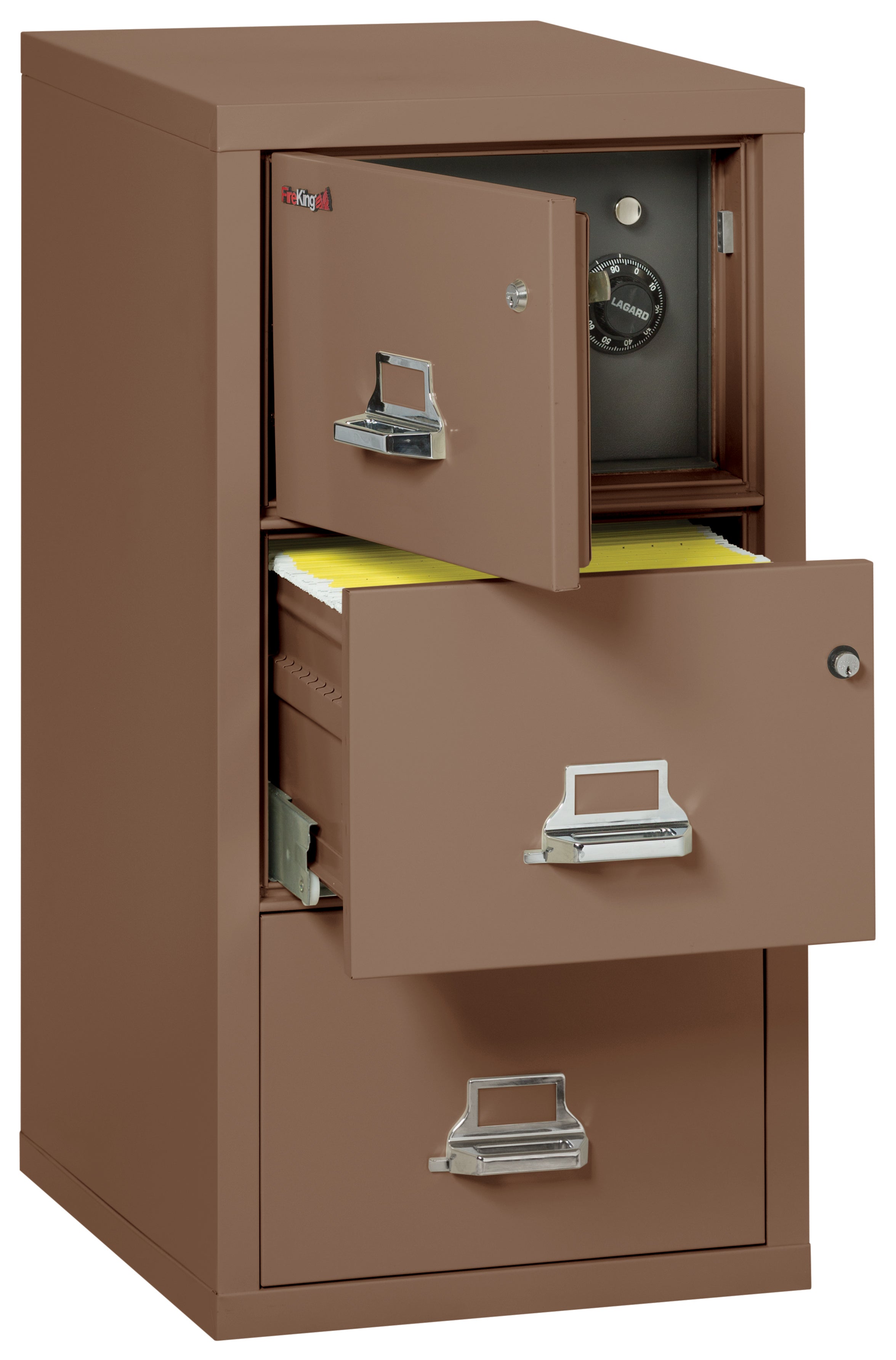 3 Drawer Legal Safe-in-a-File cabinet (Tan)