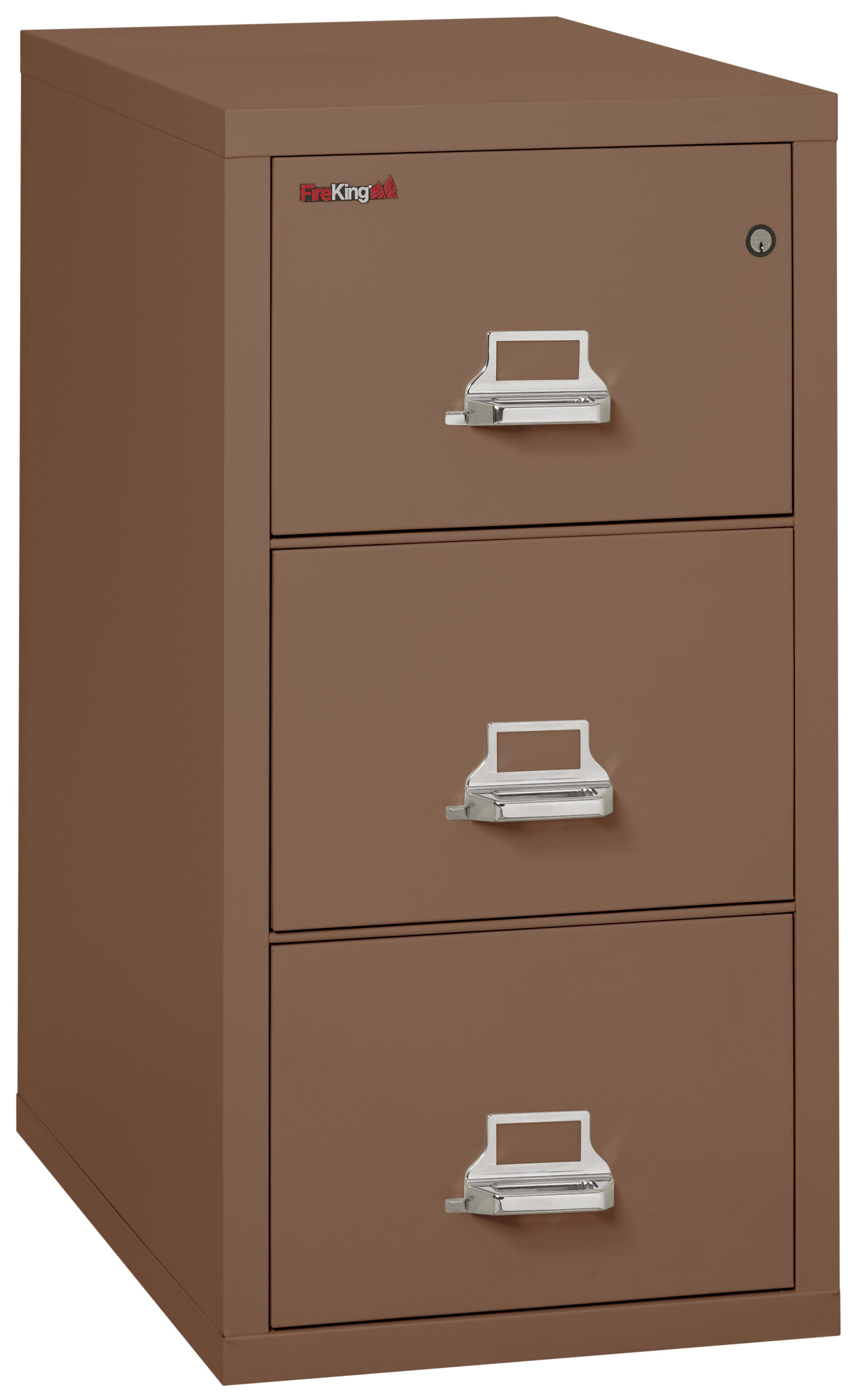 1 Hour Fire Resistant File Cabinet - 3 Drawer Legal 31" depth (Tan)