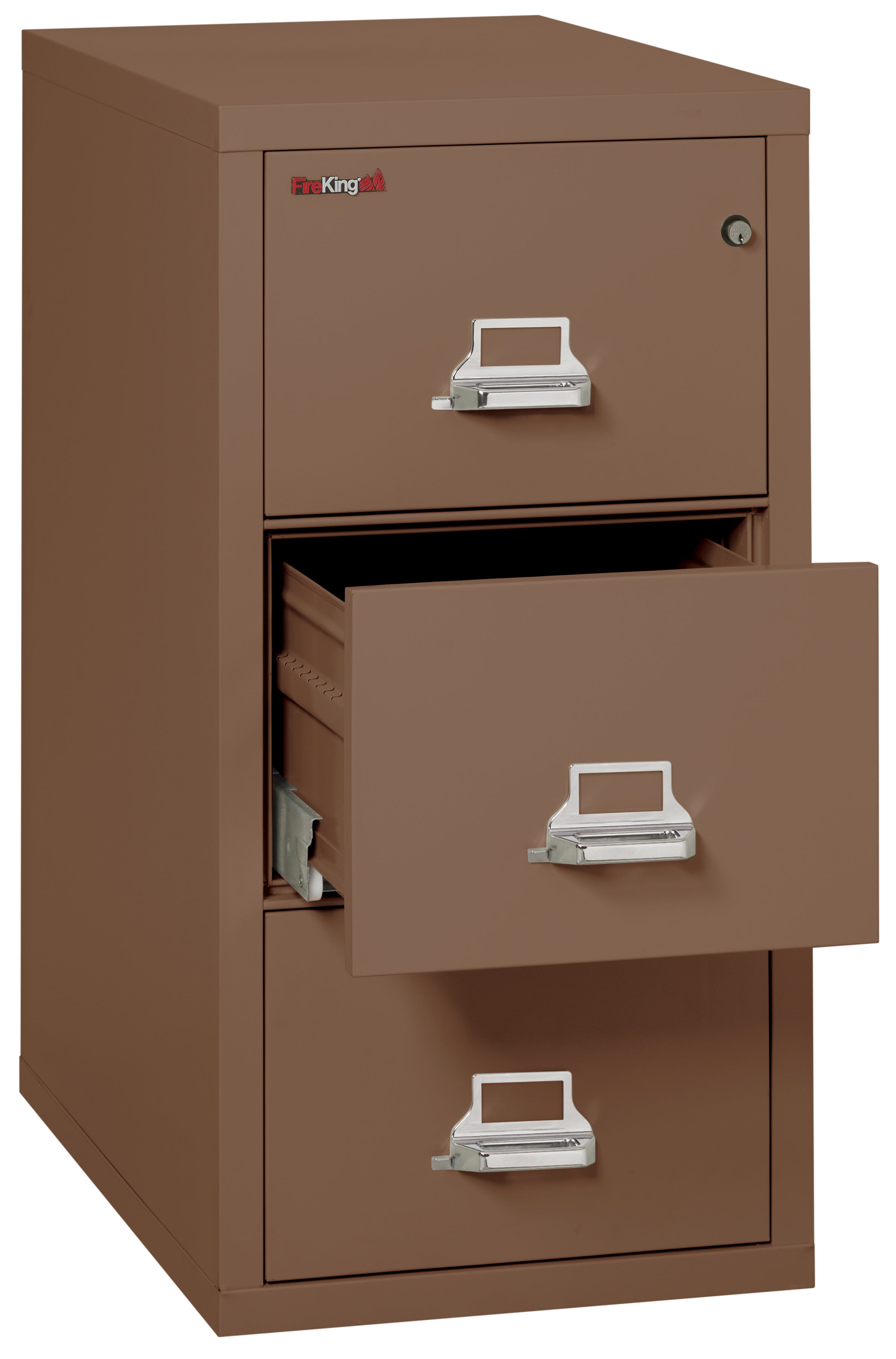 1 Hour Fire Resistant File Cabinet - 3 Drawer Legal 31" depth (Tan)
