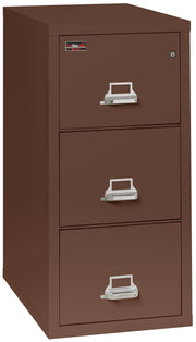 2 Hour Fire Resistant File Cabinet - 2 Drawer Legal 32" depth (Brown)