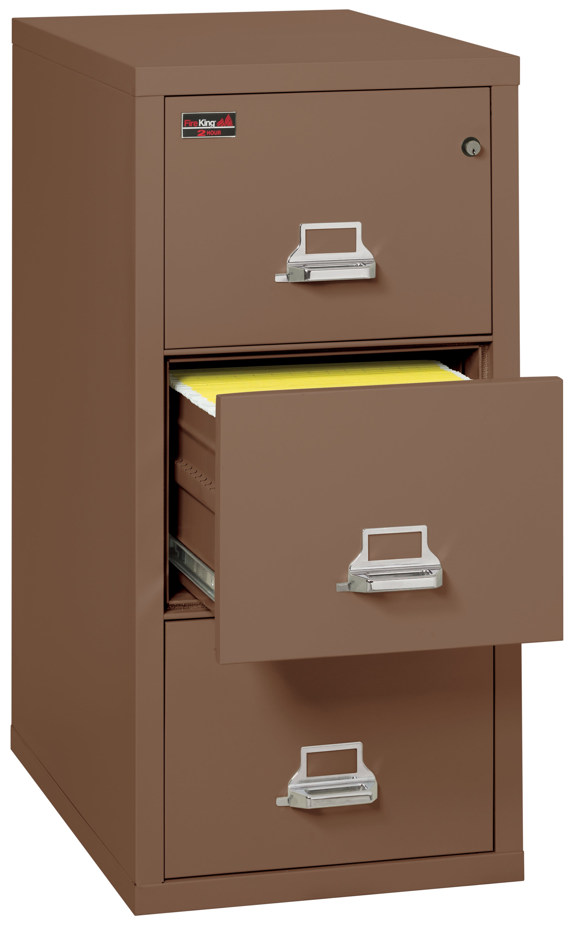 2 Hour Fire Resistant File Cabinet - 2 Drawer Legal 32" depth (Tan)