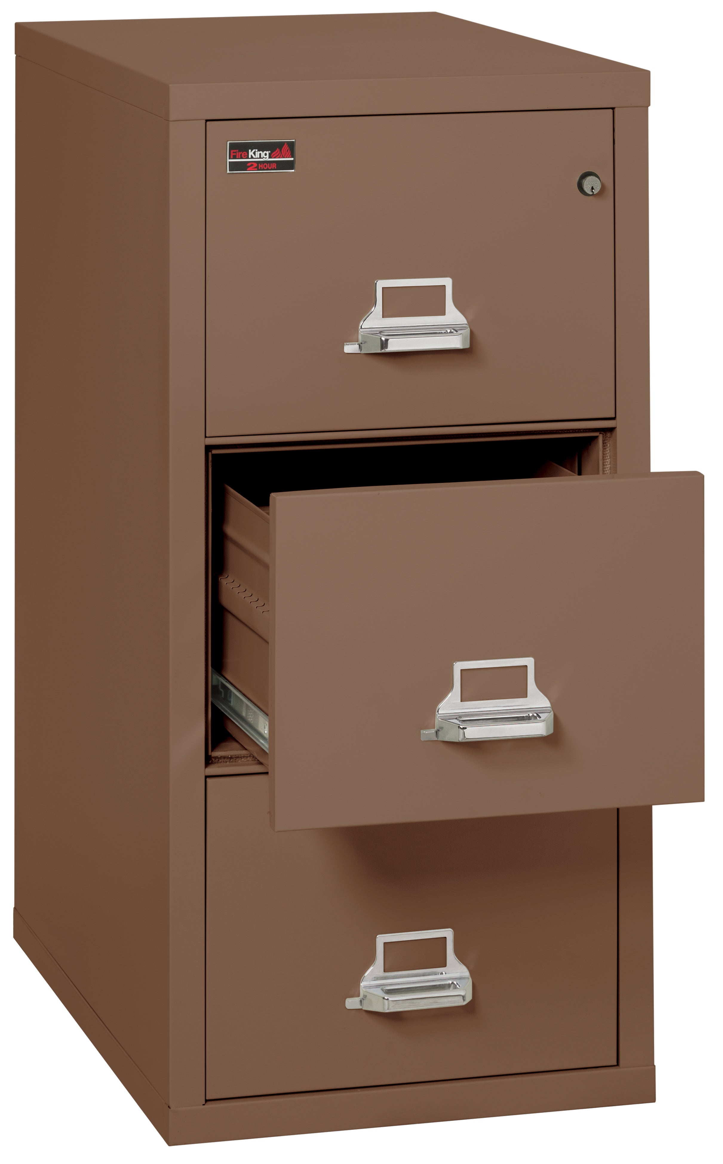 2 Hour Fire Resistant File Cabinet - 2 Drawer Legal 32" depth (Tan)