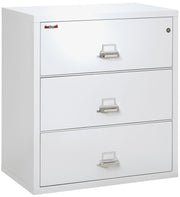 Fire Resistant File Cabinet - 3 Drawer Lateral 38" wide (Arctic White)