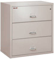 Fire Resistant File Cabinet - 3 Drawer Lateral 38" wide (Platinum)