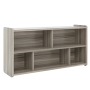 Toddler Compartment Storage, Assembled, Shadow Elm Gray, 16"H x 50"W x 27"D