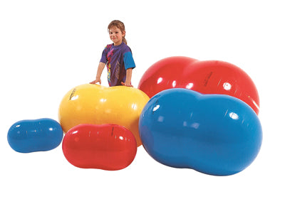 PhysioGymnic Inflatable Exercise Roll - Red - 16" (40 cm)