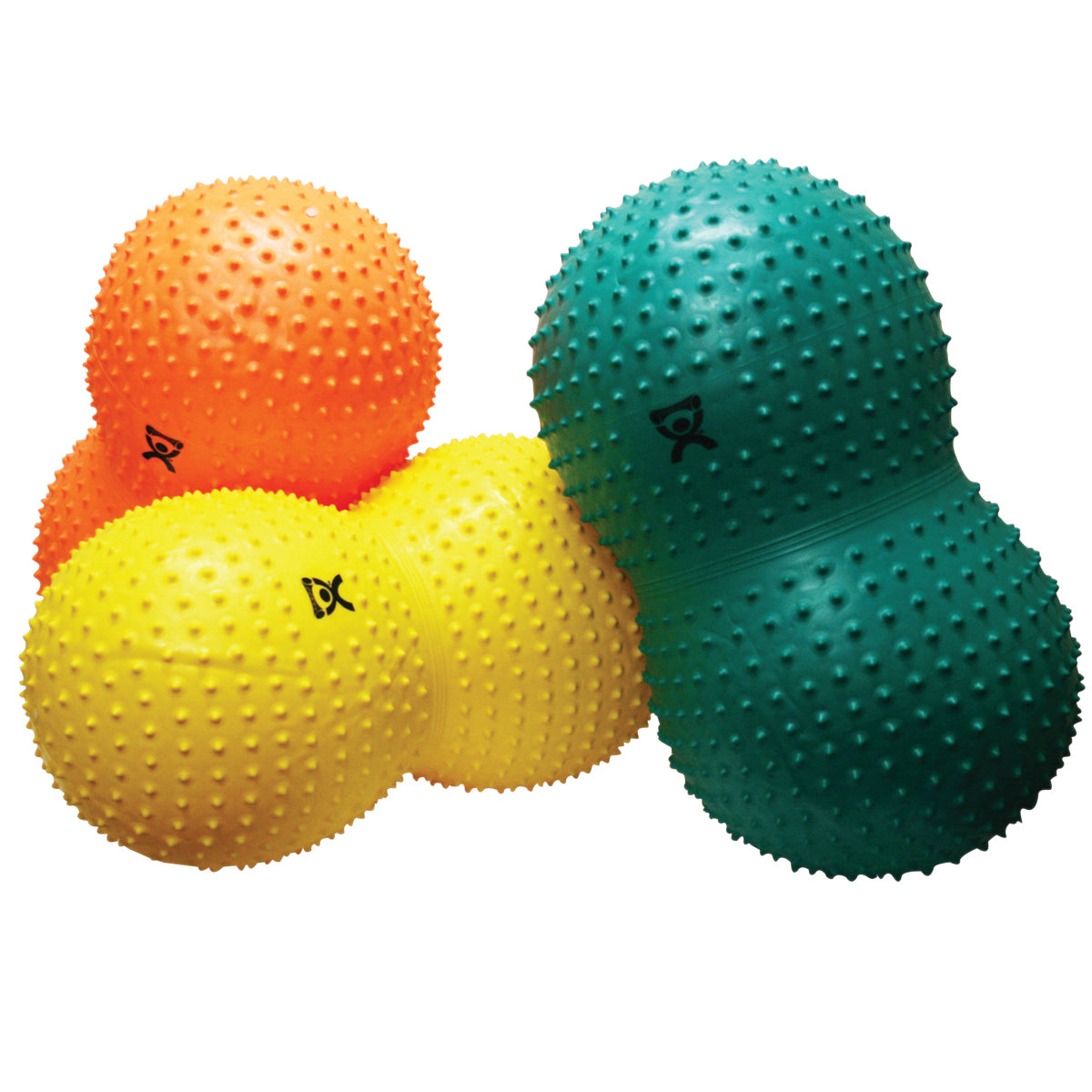 CanDo Inflatable Exercise Sensi-Saddle Roll - Yellow - 16" Dia x 35" L (40 cm Dia cm x 90 cm L)