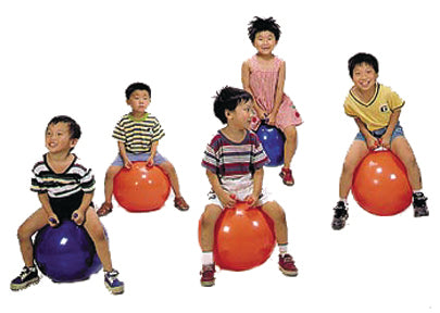 CanDo Inflatable Exercise Jump Ball - Yellow - 16" (40 cm)