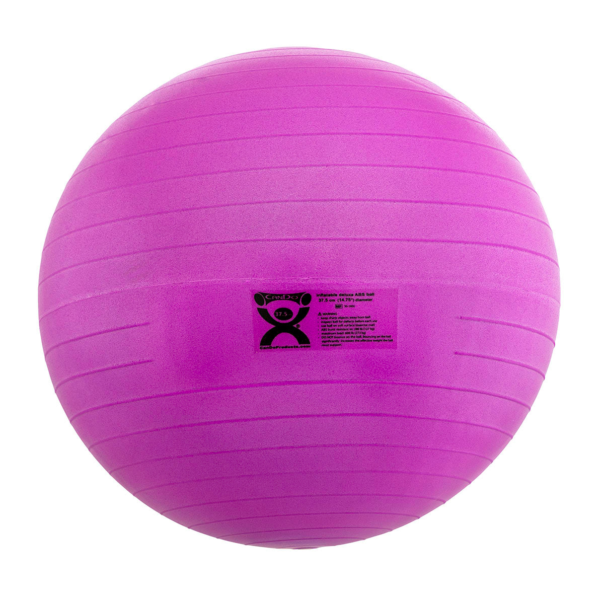 CanDo Inflatable Exercise Ball - ABS Extra Thick - Purple - 14.75" (37.5 cm)