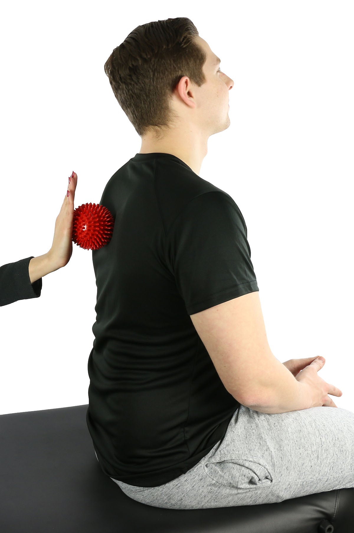 CanDo Massage Ball, 9 cm (3.6"), Red