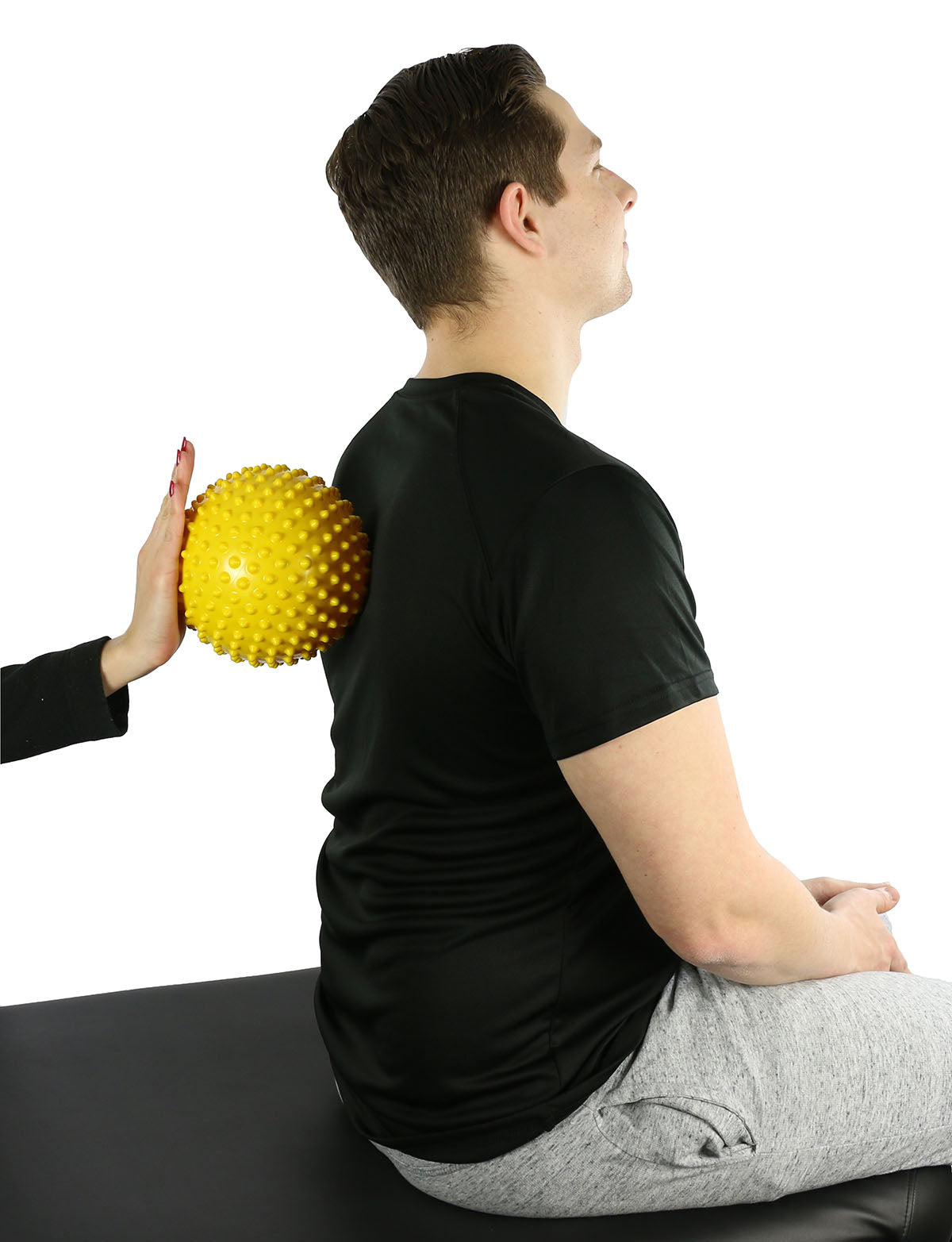 CanDo Massage Ball, 15 cm (6"), Yellow, Case of 12