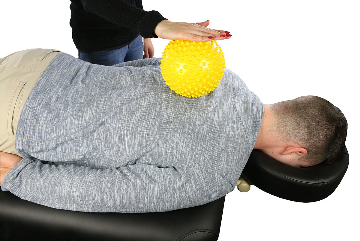 CanDo Massage Ball, 15 cm (6"), Yellow, Case of 12