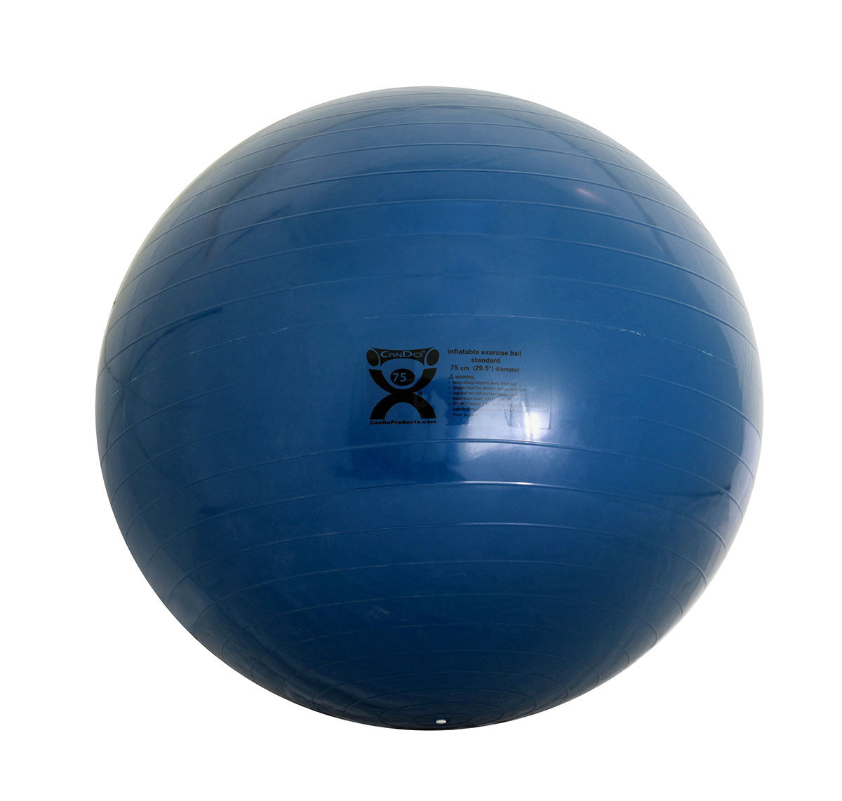 CanDo inflatable ABS ball, 75 cm (29.5 in), blue