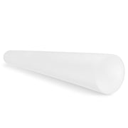 CanDo Foam Roller - White PE foam - 6" x 48" - Round