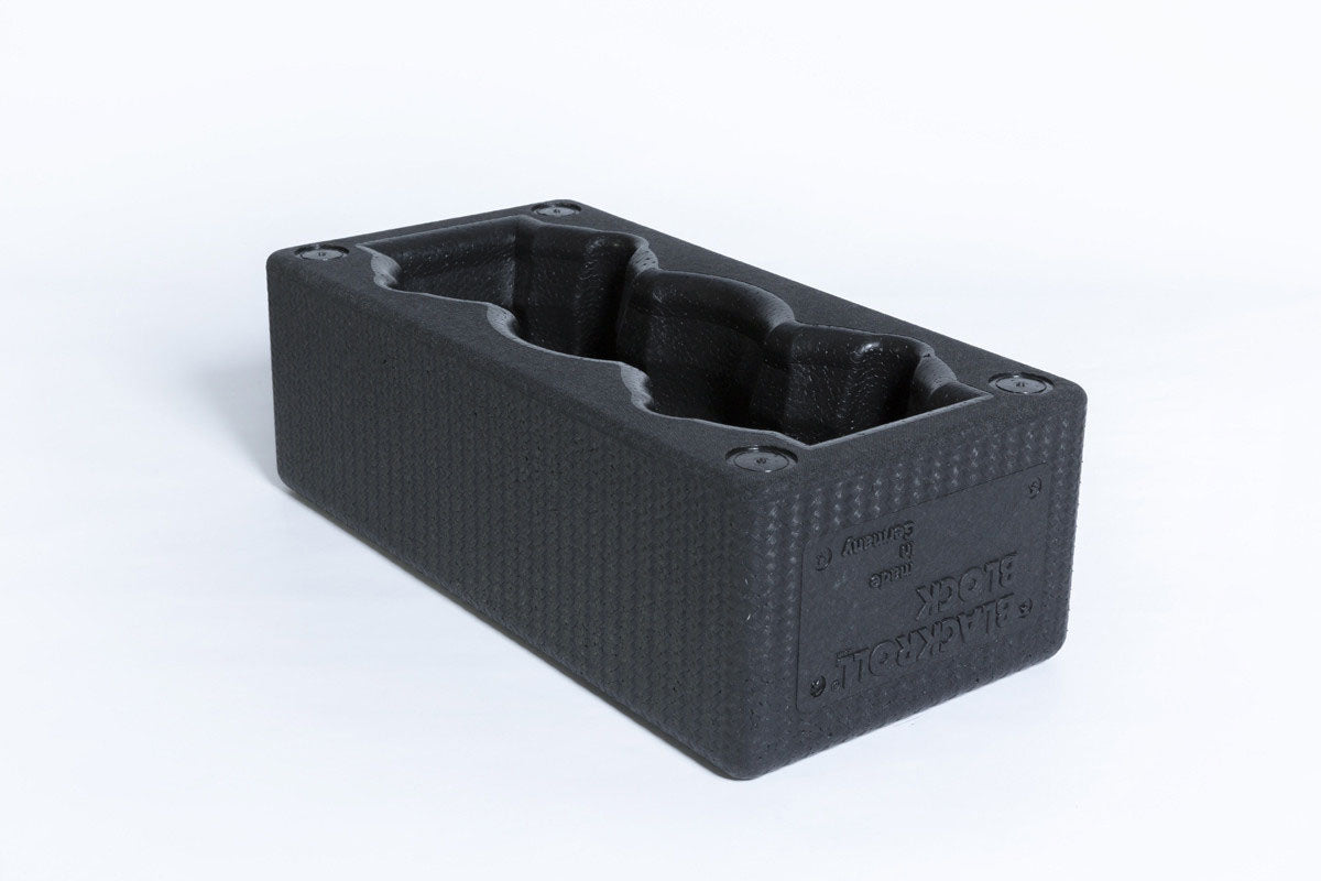 BLACKROLL BLOCK, 12"x 6" x 4", Black
