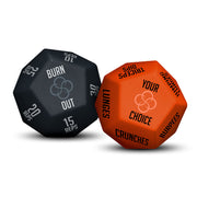 BOSU Exercise Dice, Orange/Black, Pack of 2