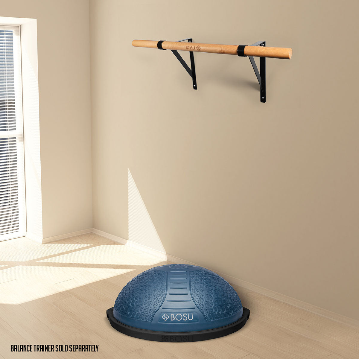 BOSU Balance Bar with Wall Mount Assembly