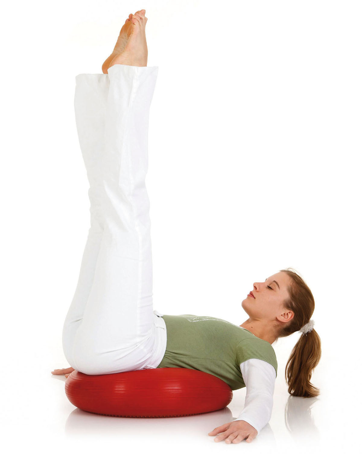 Dynair Larger Cushions, XXL Meditation/Yoga - 20" Red