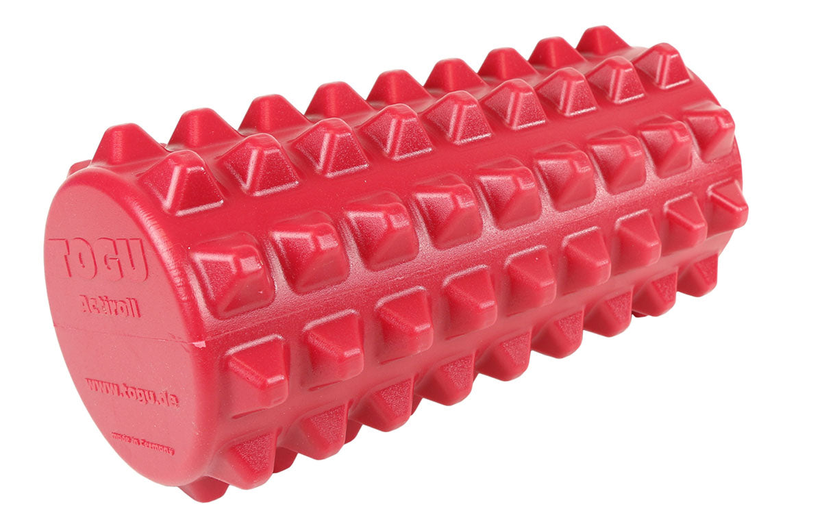 Actiroll Spiked Massage Roller, Short - 12" x 5" - Red