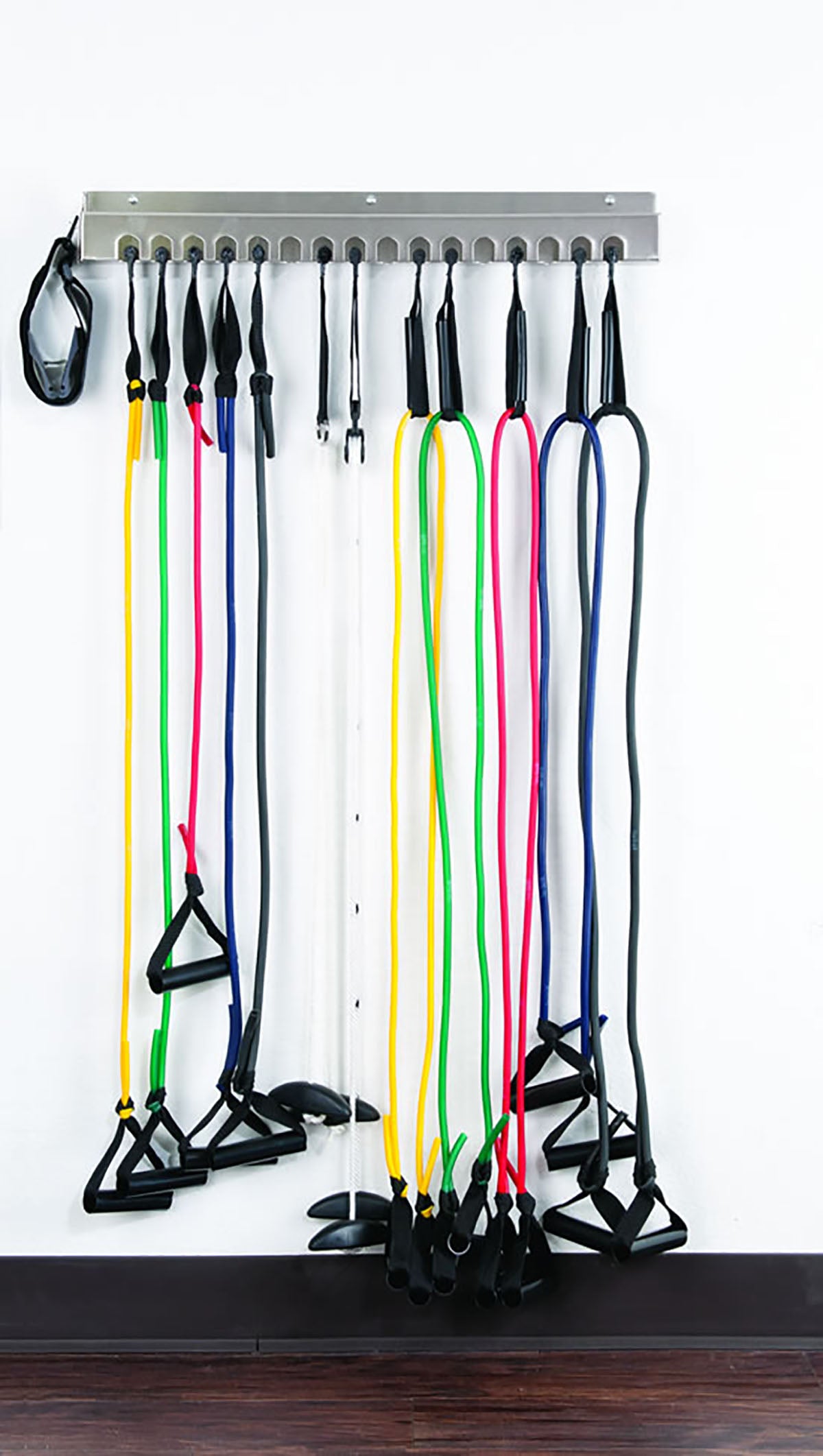 Web-Slide Exercise Rail, Accessory, Storage Rack, Stainless Steel