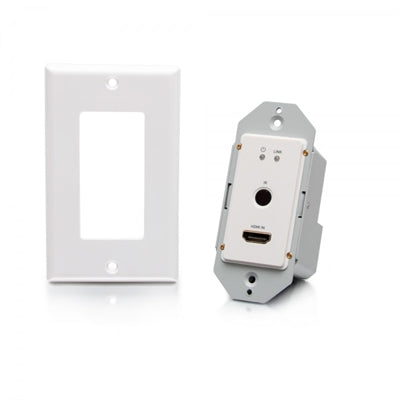 30021 4K HDMI HDBaseT & RS232 IR Single Gang Wall Plate Transmitter