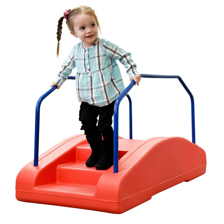 Red Rocker/Toddler Bridge without Bridge Rails