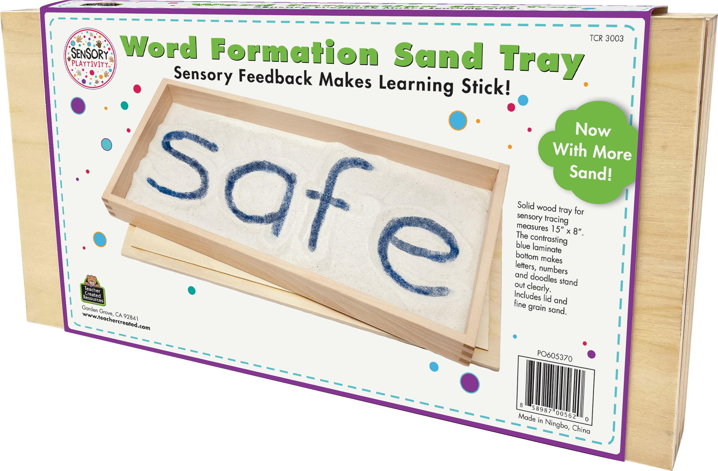Sensory Playtivity™ Word Formation Sand Trays (Set of 4)