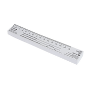 DynaRule Disposable Paper Ruler, 25 sheets per Pad/10 pads per CS
