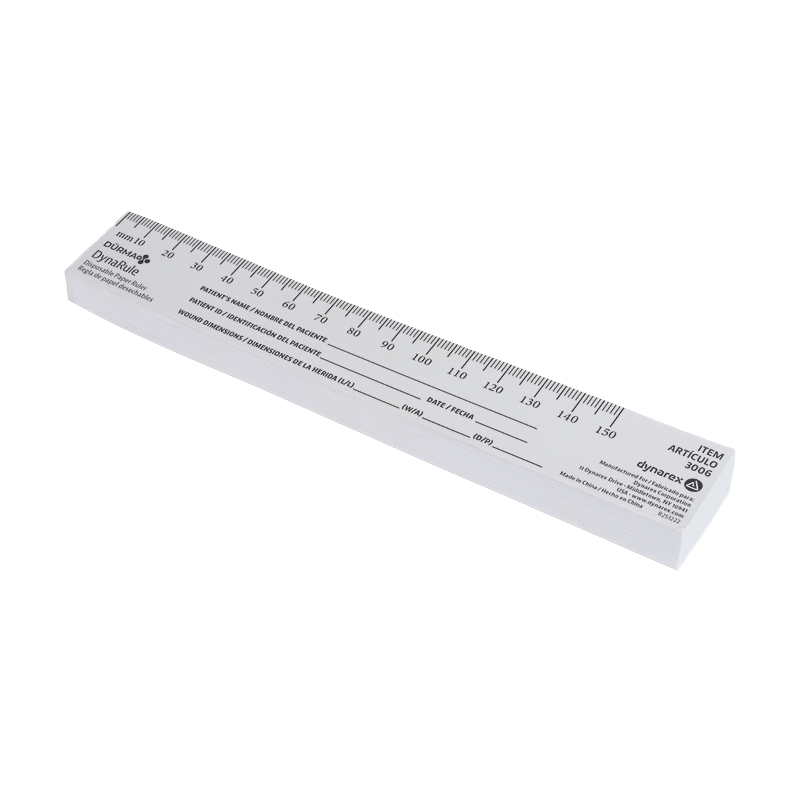DynaRule Disposable Paper Ruler, 25 sheets per Pad/10 pads per CS
